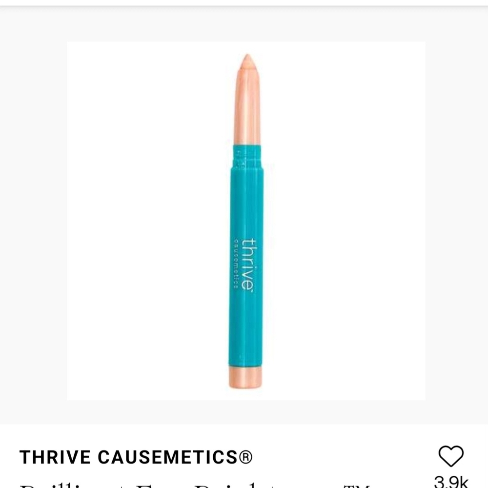 Thrive Causemetics Cream Eyeshadow Stick - Soft Peach